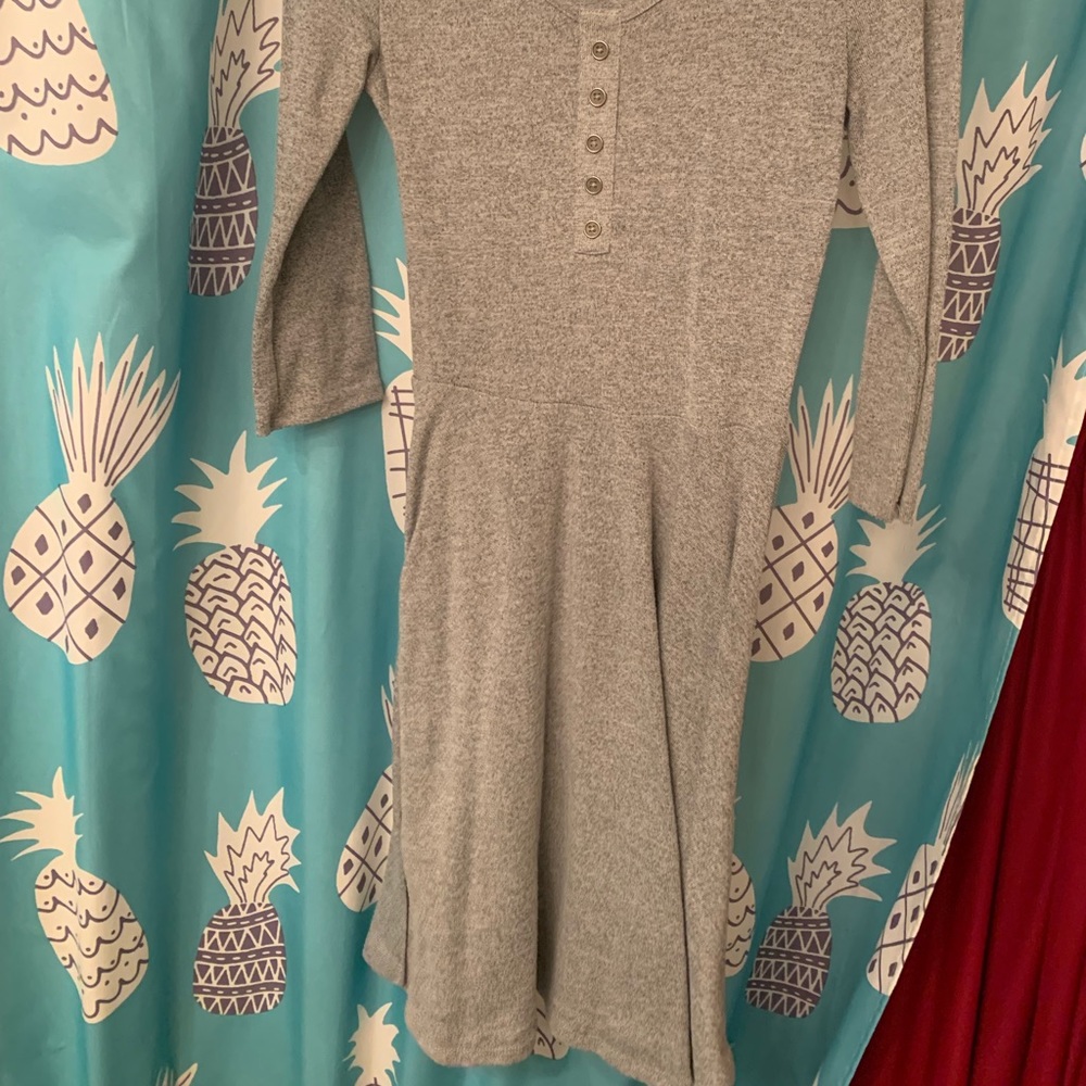 Low-Neck Classic Skater Dress